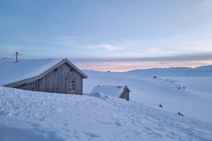 a snow covered slope